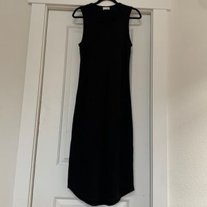 Aritzia Wilfred Free Black stretch dress